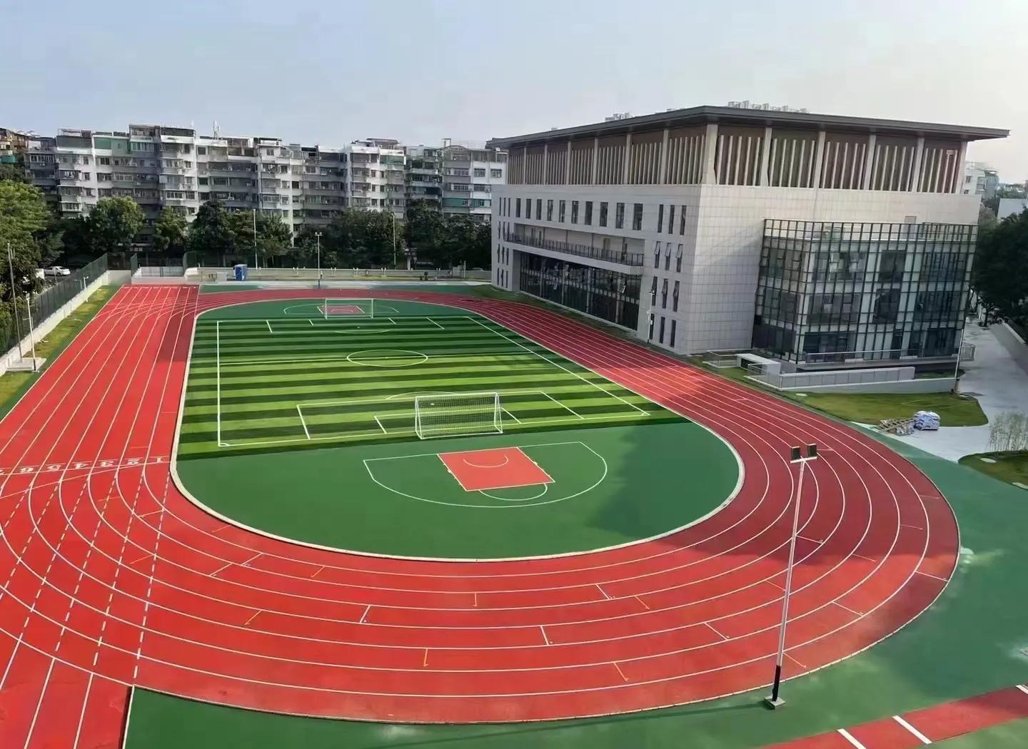 株洲市硅PU材料塑胶篮球场 - 厂家